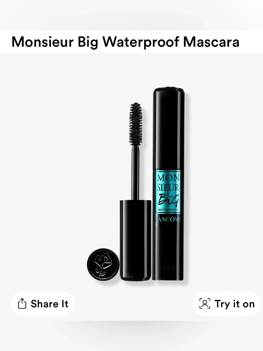 Monsieur Big Waterproof Mascara – Black